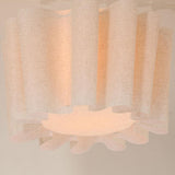 Japanese Pendant Light with Fabric Shade