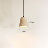 Yellow Cave Stone Wabi-Sabi Dining Table Light Pendant