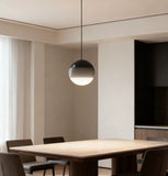 Colour Gradient spherical Glass Pendant Light for Restaurant