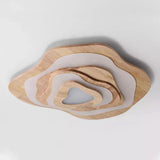 Contemporary Chinese Wooden Ceiling Lights for Living Room