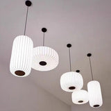 Silk Art Modern Pendant Lights for Living Room