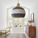Rattan Dome Pendant Light for Dining Room