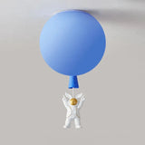 Balloon Astronaut Ceiling Light for Children, Anti Glare