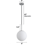 Minimalist Ring Glass Pendant Lighting Fixtures