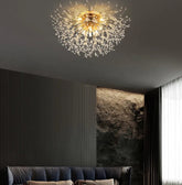 Premium Dandelion Crystal Ceiling Light for Bedroom