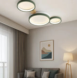 Nordic Flush Ceiling Light Metal Dimmable for Living Room