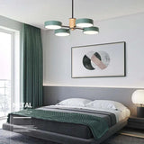 Modern Macaron Round Chandelier for Living Room