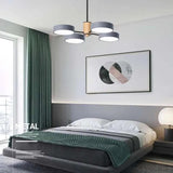 Modern Macaron Round Chandelier for Living Room