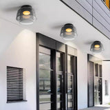 Vintage Glass Ceiling Light Fixtures for corridor