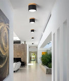 Nordic Hallway Downlight Wood and Metal, Durable