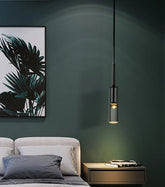 Modern LED Bottle Design Crystal Bedside Pendant Light