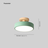 Nordic round ceiling light dimensions in centimetres