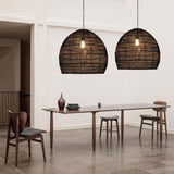 Japanese Wabi-Sabi Rattan Pendant Living Room Lighting