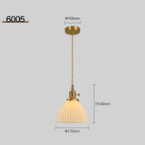 Vintage Brass Pendant Lights for Bedroom