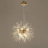Sputnik Pendant Light Crystal LED Dimmable for Dining Room