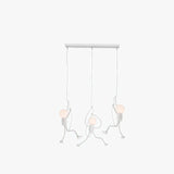 Modern Iron Man Pendant Light Dimmable for Dining Room