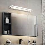 Modern Bathroom Wall Light Waterproof, Chrome Metal Design