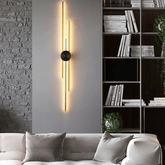Decorative Eye-friendly Multi-Line Copper Wall Light for Living Room