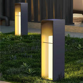 Simple Outdoor Stainless Steel Patio Floor Lamp