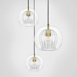 Modern Glass Ball Pendant Light Dimmable for Dining Room