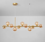 Modern Glass Globe Pendant Light for Kitchen Island