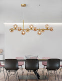 Modern Glass Globe Pendant Light for Kitchen Island