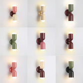 Morandi Double Headed Wall Lamp for Bedside, Anti-Glare