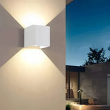 Minimalist Outdoor Up and Down Wall Light Waterproof Metal for Exterior Wall