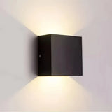 Minimalist Outdoor Up and Down Wall Light Waterproof Metal for Exterior Wall