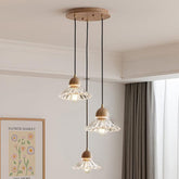 Vintage Single Made Glass Pendant Light