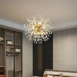 Crystal Dandelion Chandelier LED for Modern Dining Room