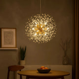 Crystal Dandelion Chandelier LED for Modern Dining Room