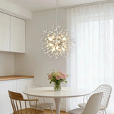 Crystal Dandelion Chandelier LED for Modern Dining Room