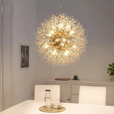 Crystal Dandelion Chandelier LED for Modern Dining Room