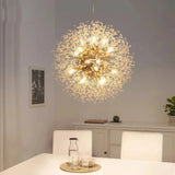 Crystal Dandelion Chandelier LED for Modern Dining Room