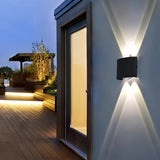 Modern Outdoor Up Down Wall Light Waterproof Metal for Exterior Wall