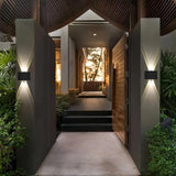 Modern Outdoor Up Down Wall Light Waterproof Metal for Exterior Wall