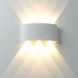 Modern Outdoor Up Down Wall Light Waterproof Metal for Exterior Wall