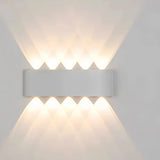Modern Outdoor Up Down Wall Light Waterproof Metal for Exterior Wall