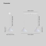 Simple Black Industrial Pendant Light With Cone