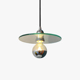Vintage Chrome Round Glass Pendant Lighting