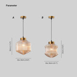 Office Vintage Glass Light Pendant