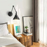 Industrial Adjustable Iron Wall Light