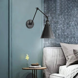 Industrial Adjustable Iron Wall Light