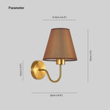 Modern Wall Light with Fabric for Bedroom