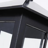 Modern Outdoor Pillar Lantern Light Metal IP65 for Garden