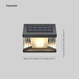 Waterproof Solar Garden Pillar Garden Pillar Lights