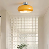 Bauhaus Retro Glass Flush Ceiling Light for Hallways
