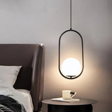 Minimalist Ring Glass Pendant Lighting Fixtures