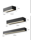 Rectangular Outdoor Wall Light LED Waterproof Modern Metal for Porch